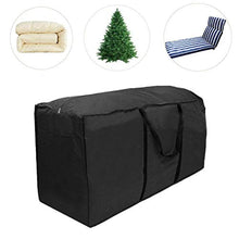 Ububiko Borsa per Imbottiture, Cuscini da Giardino, Cuscinetti per Cuscini Fodera Protettiva, Custodia in Tessuto Oxford Impermeabile e Resistente agli Strappi per Alberi di Natale
