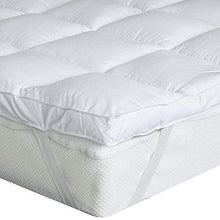 Bedecor Materassino in Poliestere di Microfiber di Alta qualità, Morbido, antiallergico, Facile da Pulire, Bianco 120x200cm