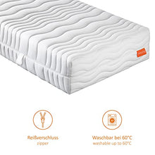 sleepling 194567-P - Materasso Innovation 320 XXL Wellness TFK Medio, Grado di durezza 2,5, Grado di durezza 3, Bianco, 90 x 200 cm