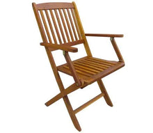 Cikonielf Set da Pranzo Pieghevole da 7 Pezzi in Legno massello di Acacia