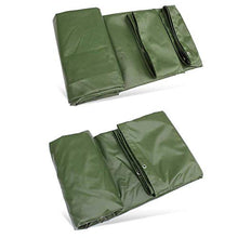 MTYLX Telo Multiuso per Esterni, Telo Impermeabile Resistente Multiuso per Pioia e Protezione Solare Verde con Occhielli,4X6M,4X6M
