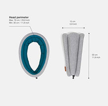 OSTRICHPILLOW Light - Cuscino da viaggio | Cuscino per aereo, cuscino da viaggio per auto, ufficio, pisolino | Accessori da viaggio per uomo e donna (Blue Reef)