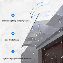 LINGZE Copertura Trasparente del Tetto del Patio Protezione dalla Pioggia e dalla Neve per Il Percorso Esterno, tettoia per Veranda Robusta e Resistente, Dimensioni Multiple
