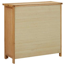 vidaXL Cantinetta per 11 bottiglie, 80 x 32 x 80 cm, rovere massiccio