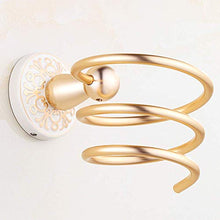 AGGF Mensola del Bagno Asciugacapelli Rack Europeo Retro Rack Bagno Wall Hanging