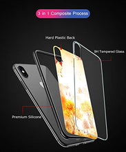 Suhctup Compatibile con Redmi Note 5 / Note 5 PRO Custodia Protettiva in Vetro Temperato 9H + Cornice Paraurti in TPU Silicone Morbido Assorbimento degli Urti a 360 Gradi Protezione -Albero 2