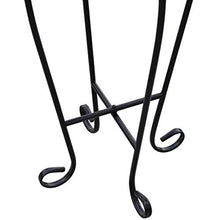 Tidyard Tavolo da Giardino Mosaicato, Tavolini da caffè con Gambe in Ferro per Interno ed Esterno, Stile Rustico, 60 cm
