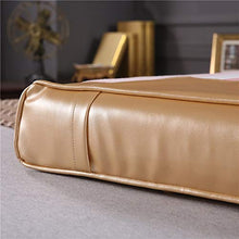 Xufei Comodino Cuscino - Doppia Testa Soft Pack ad Alta densità in Pelle Cuscino della Spugna Divano Artificiale Back 5 Colori Opzionale (Color : E, Size : 180cm)