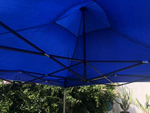 FT TENORE Gazebo RICHIUDIBILE 3X3 M Pieghevole A Fisarmonica Mercato TENDONE con Sacca (Blu)