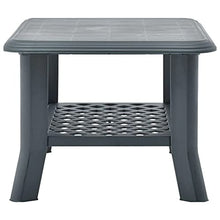 vidaXL Tavolino da Caffè Antracite 90x60x46 cm in Plastica
