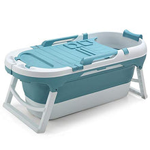JFIOSD Vasca da Bagno Portatile Animale,Baby Vasca Pieghevole Custodia,Vasche da Bagno Freestanding Semplice Spa,Blu