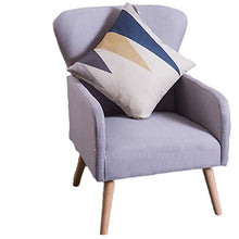 MYS-Sofas C-K-P Divano Lazy, Sala da Pranzo, Divano Divano Singolo Divertimento, Divano Piccolo, Divano Balcone Piccola Stanza da Letto (Colore : Grigio Chiaro)