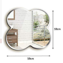 Specchi per Il Trucco Specchi per Il Trucco Specchio per Il Trucco Specchio per Bagno da Parete a Forma Semplice Specchio per Bagno Senza Cornice Specchio per Bagno Specchio da Parete