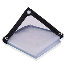 GJSN Outdoor Multiuso Incatramata-Incatramata Resistente Allo Strappo Trasparente con Metalli Occhielli, Panno Impermeabile Isolamento Protezione Solare Di Plastica per Piante Grasse/Window/Giard