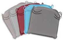 sleepling Outdoor 197228 - Set di 4 cuscini per sedia, 44 x 47 x 6 cm, colore: Argento