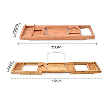 Supporto per Vasca, Scalabile Installazione Senza Antiscivolo Telefono Collocato Tablet iPad Rack Cremagliera del Vino, più Adatto per Vasca da Bagno Hotel A Casa, 75-109cm Scalabile