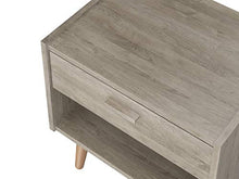 Amazon Basics - Comodino, 48 x 38 x 50 cm, colore marrone