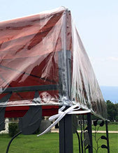 QUICK STAR Telo Protettivo per Gazebo, 3 x 3 m, Impermeabile, Trasparente