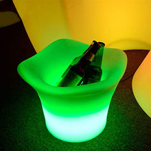 RANGE Home Bar Accessori e Arredamento Tend Bar Benna di Ghiaccio Luminosa Bilancio Brillante Sedia A LED Mobili LED Mobili Plastica Colorful LED Bar Arredo per congelatore