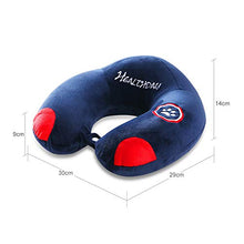 FSGD Cuscino di Corsa, Auto Cotone Memoria del Cuscino del Collo a Forma di U Sveglio Portatile Collo Resto Pelo Cuscino del Collo