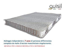 Guisil Materasso con 800 Molle INSACCHETTATE INDIPENDENTI 80X190