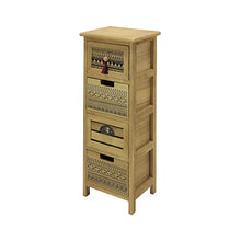 Rebecca Mobili Cassettiera, Legno, 76 x 30 x 25 cm