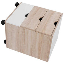 FGDSA Comodino Comodino Mobile Comodino Divano Comodino Comodino Armadietto con 3 Cassetti Mobili per Camera da Letto per Ufficio Domestico