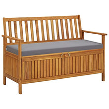 vidaXL Cassapanca da Giardino 120 cm in Legno Massello di Acacia