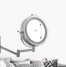 Specchio Montaggio a Parete 10x Trucco per Trucco Vanity Specchietto Bagno 360 ° Touch Dimming Trucco
