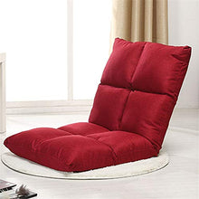 MICEROSHE Comodo Divano Sedia Cuscino Cuscino per Balcone Lazy CouchComputer Bed Waist Chair Sedie comode e Belle (Colore : Rosso, Dimensione : L:110 * 52 * 12cm)