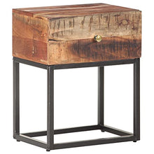 vidaXL Comodino 40x30x50 cm in Legno di Acacia Grezzo
