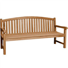 Panca da giardino Bari Teak in legno massiccio, larghezza 180 cm