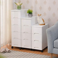 TXXM, cassettiera con cuciture e cassetti, per riporre cassetti, armadietti da bagno, cucina, colore: bianco, dimensioni: 35 cm