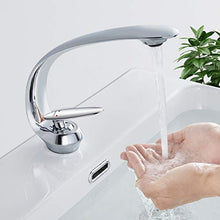 BONADE Rubinetto miscelatore per lavabo, rubinetto, rubinetto, miscelatore per lavabo, in ottone cromato, monocomando, per bagno