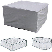 N / A Polvere Esterna Impermeabile coperture mobili e Copre Tavolo sedie Argento mobili Diversi Dimensioni 242x162x100cm Dust