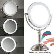 Specchio Specchi per vanità da Bagno Trucco Illuminato a Doppia Trucco Illuminato con Luce a LED