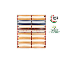 Materassimemory.eu Rete Matrimoniale Modello Dynamic Misura 160x200 in Legno di faggio con doghe Ammortizzate e basculanti e regolatori di rigidità Zona Lombare