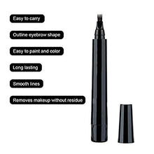 OUHUI 2 PCS Kit Penna per riempimento Barba per Uomo, Kit Penna per riempimento Barba Salon Strumento per Sopracciglia per Incisione di Capelli per Tutti i Tipi di Pelle