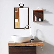 LULUTING specchio trucco Trucco Specchi Retro specchio appeso parete decorativo Specchio |Bagno Specchio |Parete Vanity trucco e la rasatura Specchio |Specchio piano struttura del metallo mobili da ba