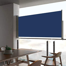 VidaXL - Tendone laterale estensibile, 60 x 300 cm, colore: Blu