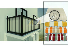 Vana Deutschland Vento protezione Premium balcone tessuto qualità visione balcone tenda tessuto 90 x 300 cm/90 x 500 cm spd036