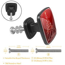 4 PCS Pomelli per Porta,Pomolo per Mobile,Pomelli per Mobili con Viti,Maniglia per Armadietto,Pomelli per Porta,Pomelli per Cassetti per Porta,Armadio,Cassetto e Credenza,Buon Natale (7)