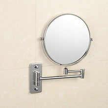 Kaper Go Specchio Bagno Specchio In Rame Pieghevole Specchio Di Bellezza Personalità Anteriore E Posteriore A 360 Gradi Rotante Parete Appeso Specchio Di Ingrandimento Specchio D'argento Casa Bellezza