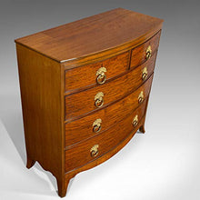 Cassettiera Antica Fiocco Antichi, Inglese, Mogano, Tallboy, Victorian, 1870