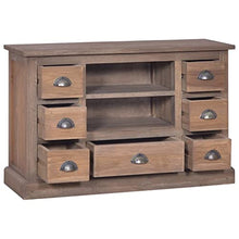 vidaXL - Sideboard 90x30x58 cm Teak Massivholz