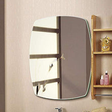 JKCKHA WC Specchio a Parete Specchio del Bagno a Parete Senza Telaio igienici Specchio (Dimensioni: 60 * 80cm) Decorazioni per la casa