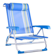 Sedia Sdraio Pieghevole mare"Spiaggina", in ALLUMINIO