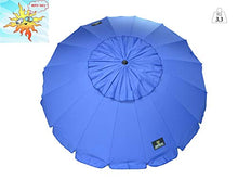 CREVICOSTA Ombrellone 240 16 Bastoncini, Blu Liscio