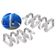 Colcolo 8X Copritavola Morsetto Supporto Morsetto Decorazione per Picnic in Acciaio Inossidabile