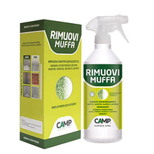 Camp RIMUOVI MUFFA, Antimuffa igienizzante professionale, Elimina rapidamente muffe, funghi, muschi e alghe